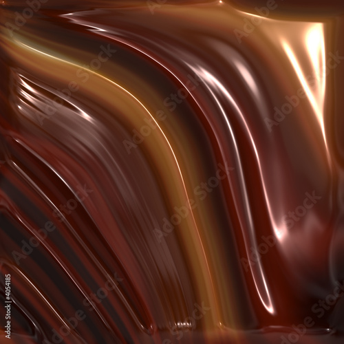 Melted chocolate