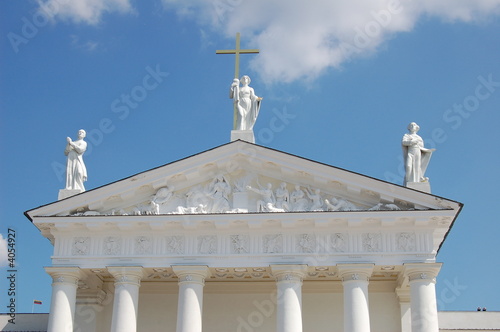 cathédrale de vilnius en lituanie