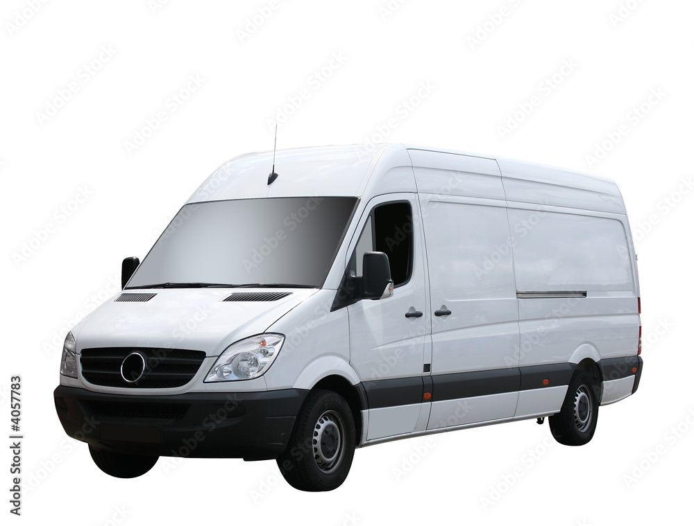 Plain white van