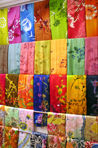 Traditional asian fabrics © Kheng Guan Toh