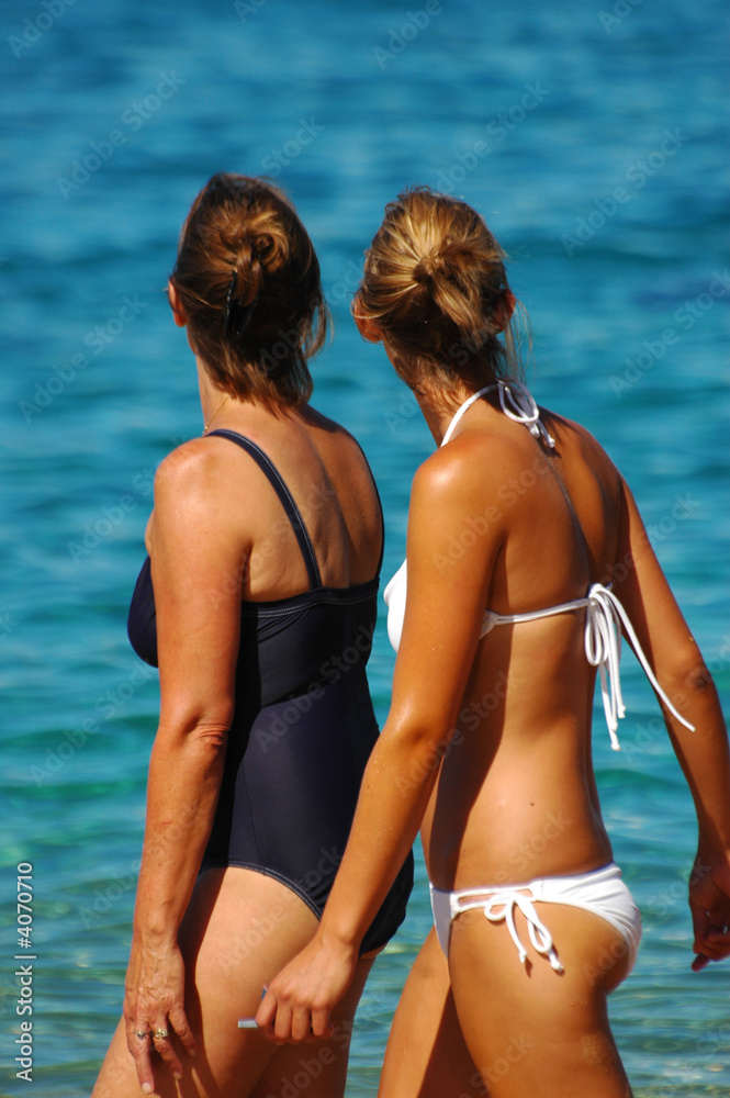 women in bikini