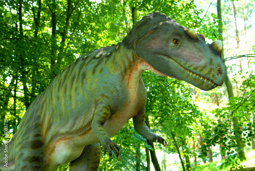Принти на полотні Dinosaur Ceratosaur, Ceratosaurus nasicornis in jurassic park, dinosaurs series