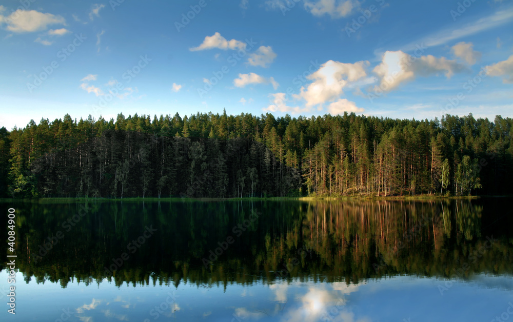 peaceful lake