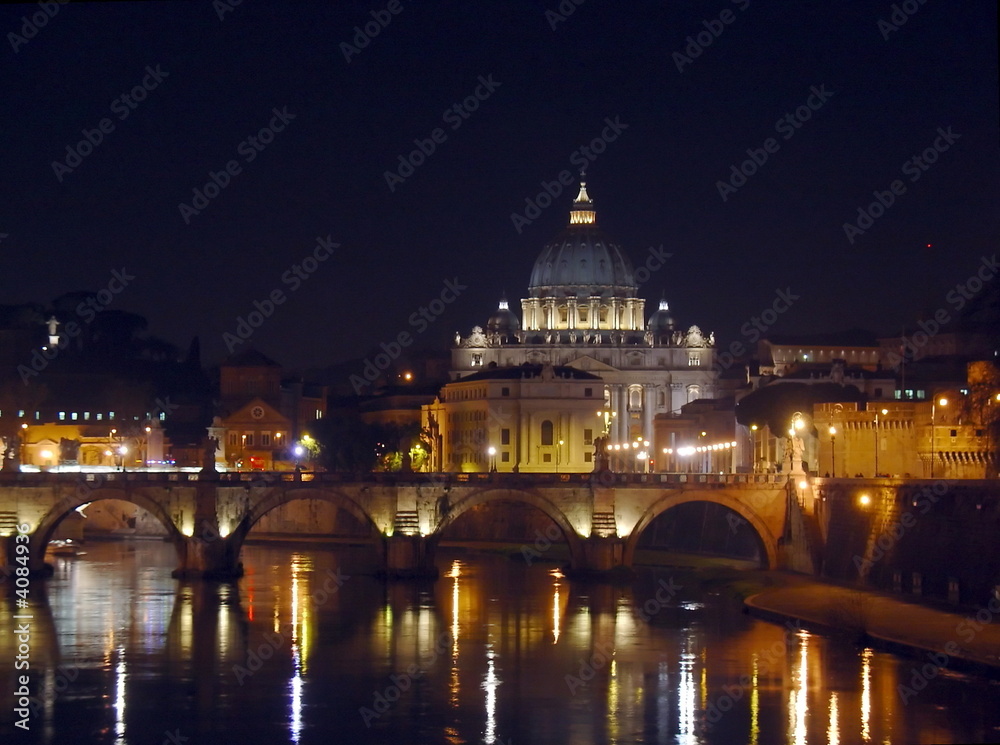 Vatican at night