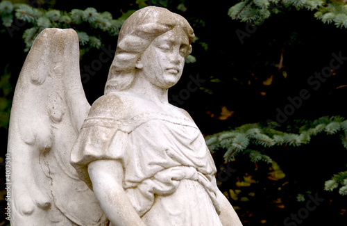 Angel Guarding Cemetery