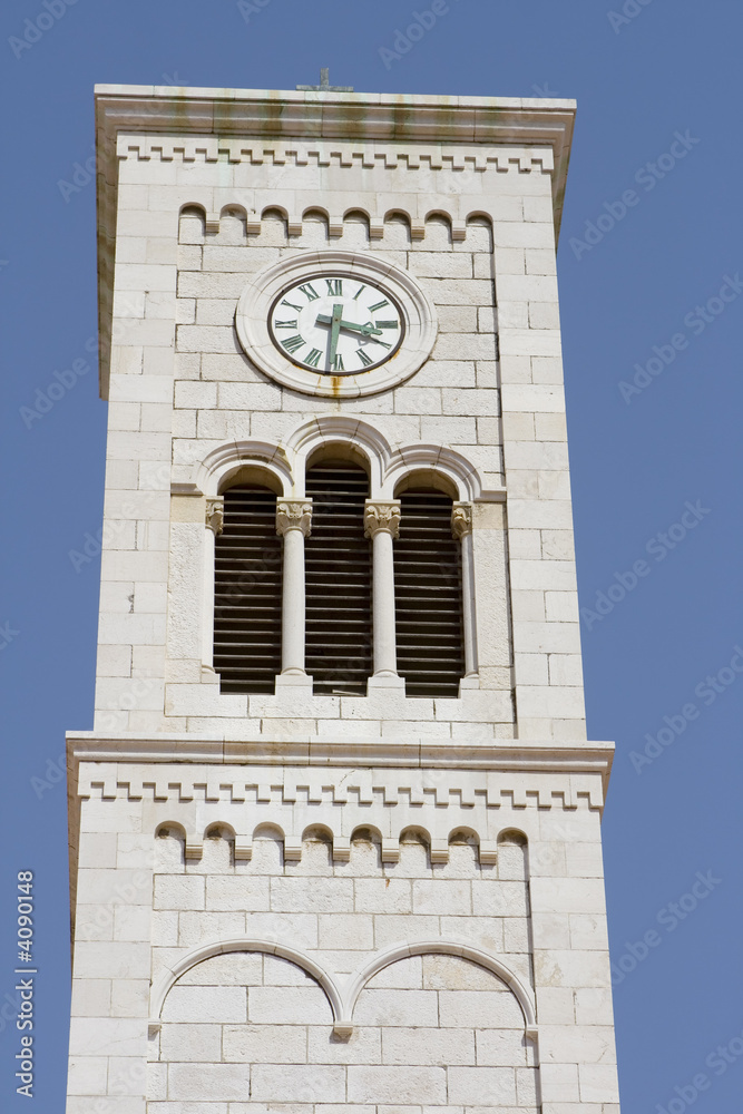 Tower in the Church of St. Joseph's Carpentry (Nazareth, Israel)