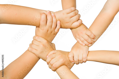 Chain of children's hand