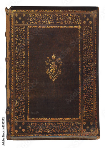 Isolated antique book cover. © Spooky2006