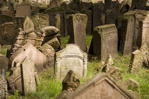 Photography Old Prague Jewish Cemetery