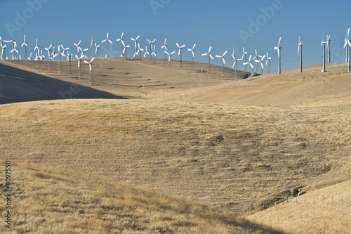 windfarm on hills