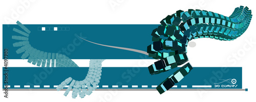 composicion abstracta en vector