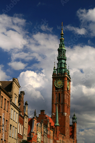 tower, historical building, Gdansk (Danzing), Poland,