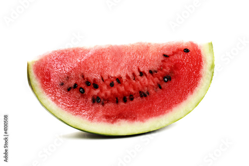 watermelon pice isolated on white