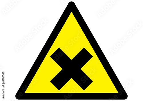 Harmful Irritant Sign