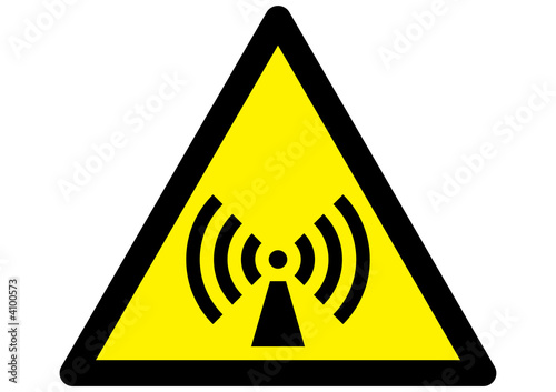 Non ionizing Radiation Hazard Symbol