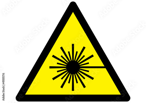 Laser Warning Sign