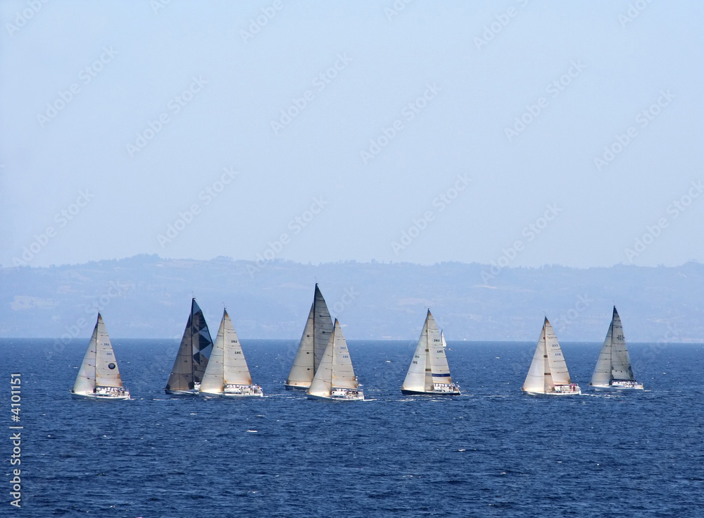 Fototapeta premium Sailing Boats Race