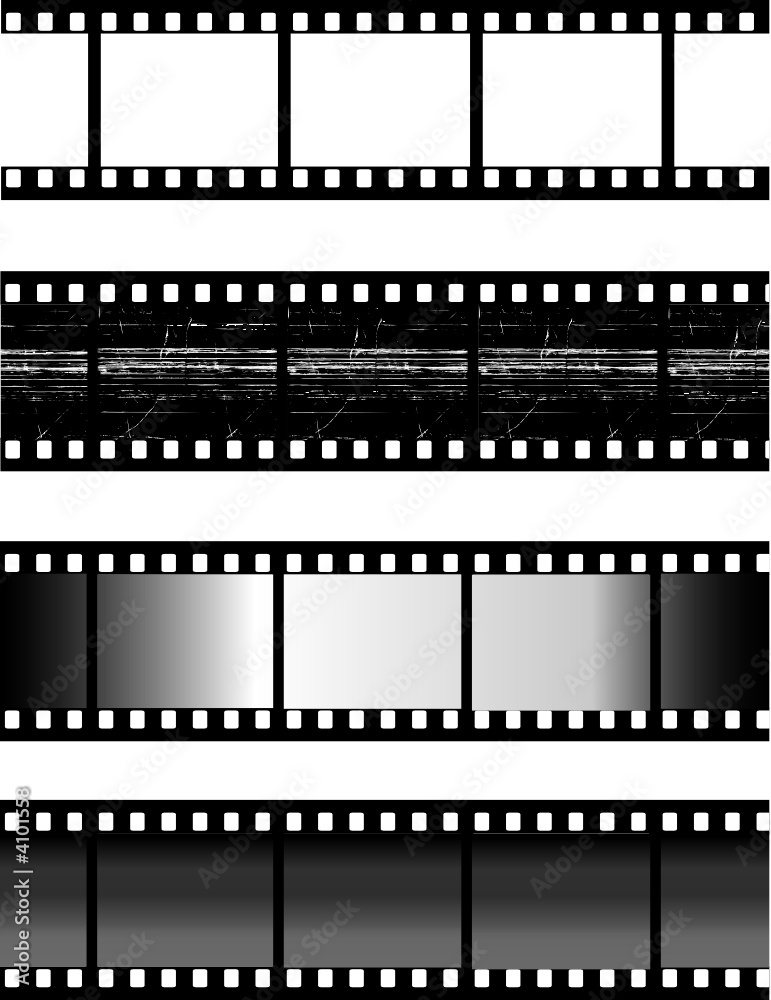 Vector illustration of filmstrips