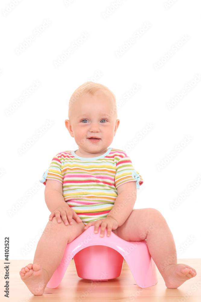 baby on potty baby on potty