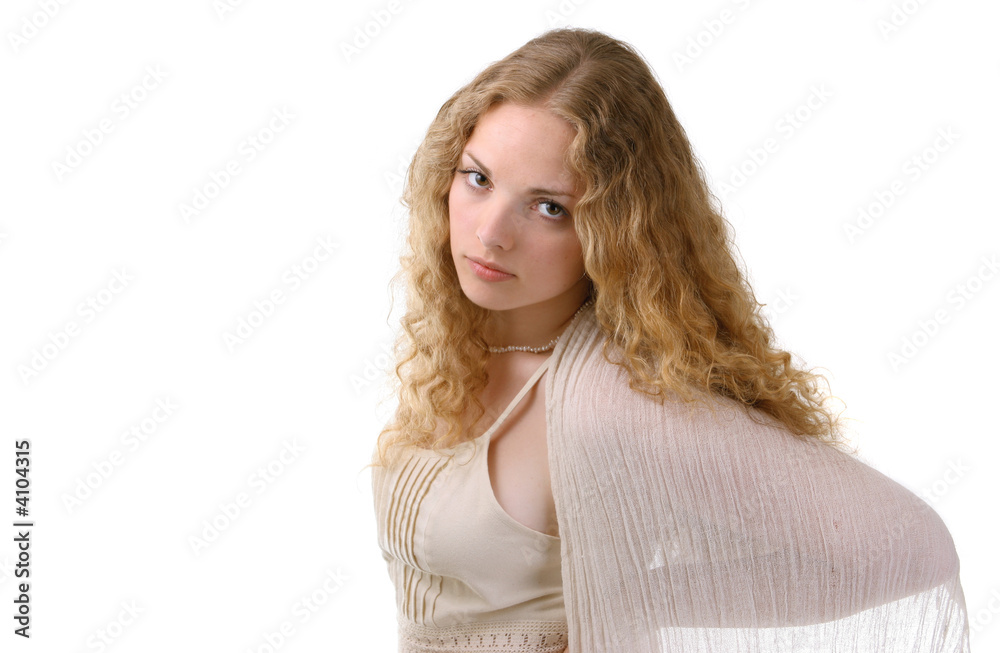 young girl in long white dress young girl in long white dress