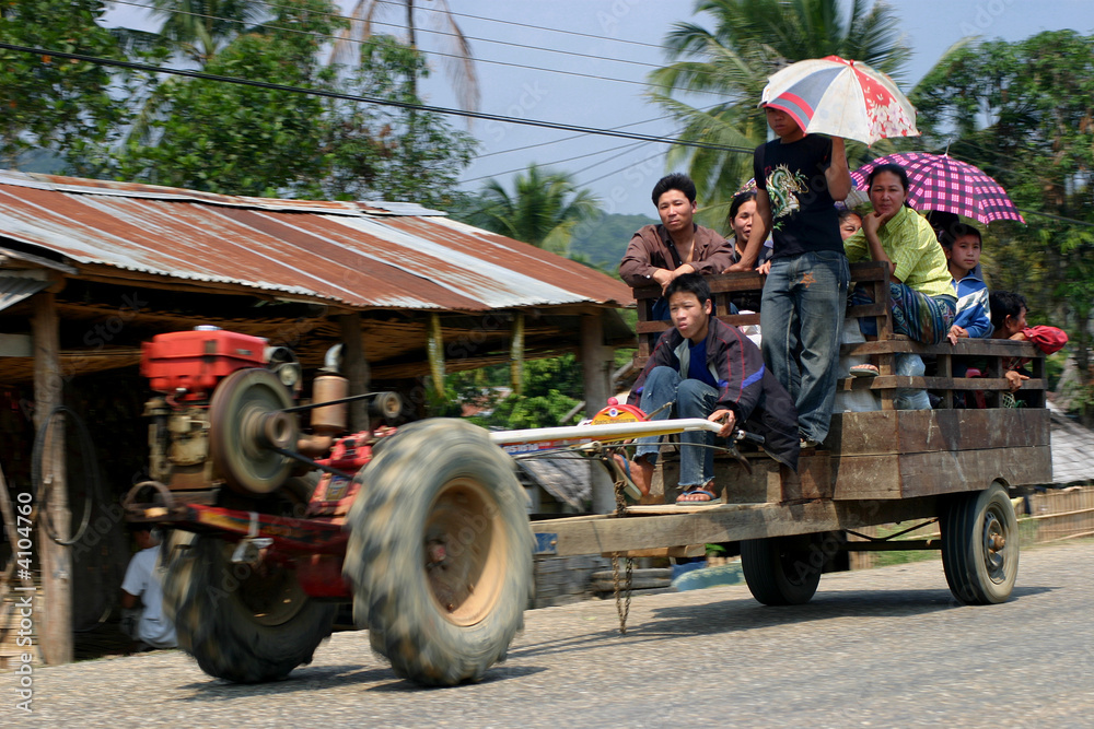 Obraz premium Gefährt in Laos