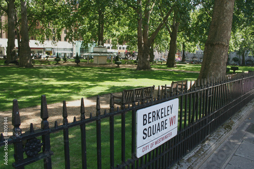 Fototapeta Berkeley Square with sign