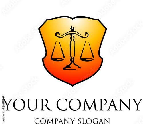 Logo mit Waage