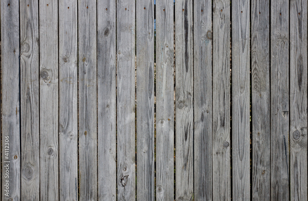 Naklejka premium Wood fence