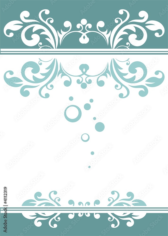 Blue decorative background