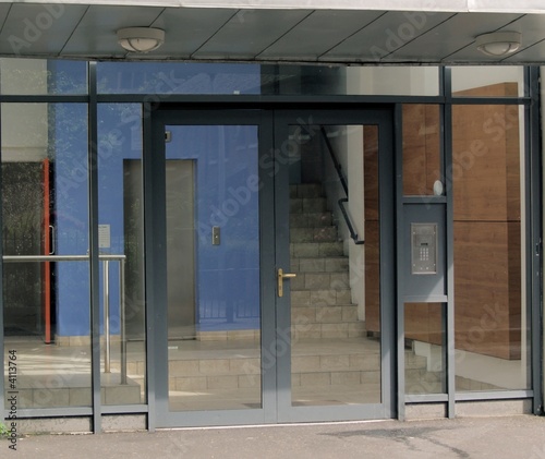 modern entrance