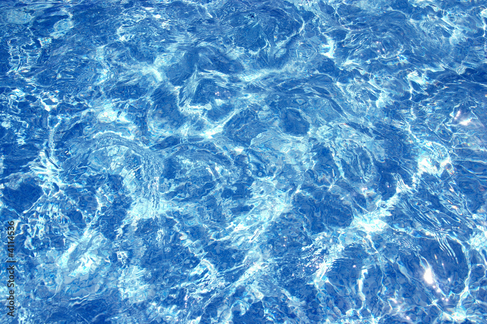 Obraz premium Bright blue water background