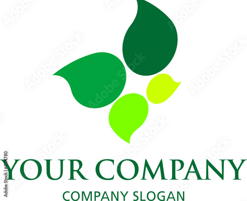 logo mit floralen elementen