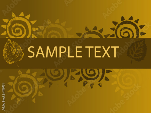 Tan Spirals copyspace