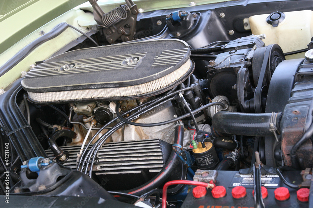 Fototapeta premium Sixties Engine
