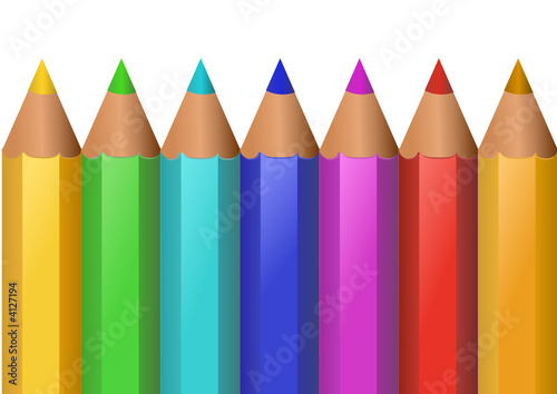 Crayons arc-en-ciel