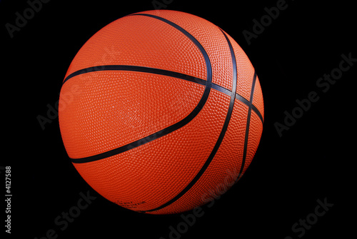 Basketball, Black Isolated
