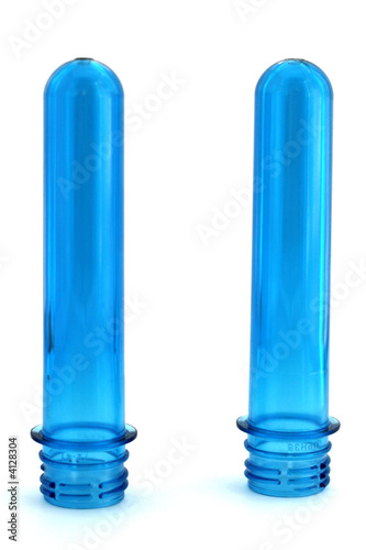two billets for plastic bottles
