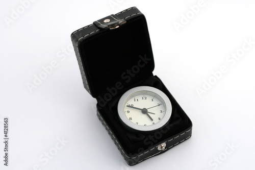 clock near the box