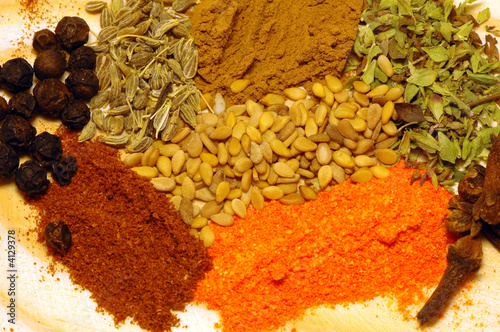 Especias para cocinar