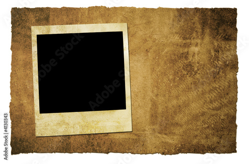 Vintage instant film frame 