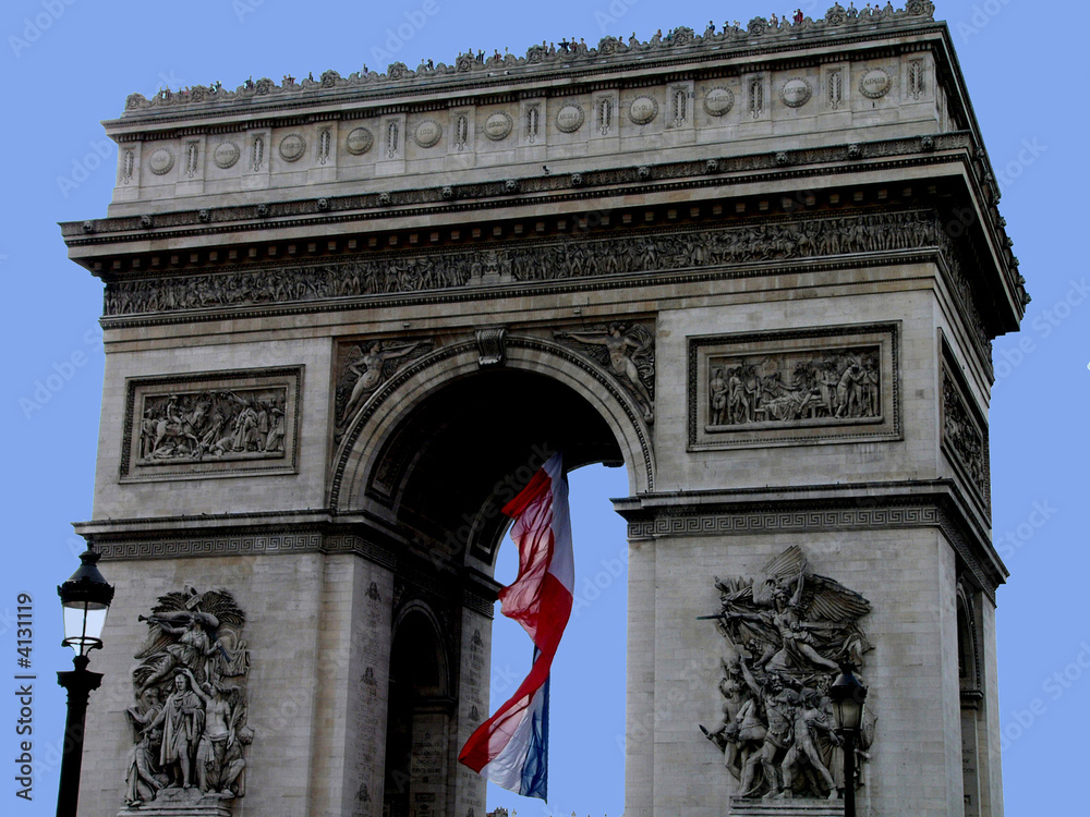 Obraz premium arc de triumph, paris