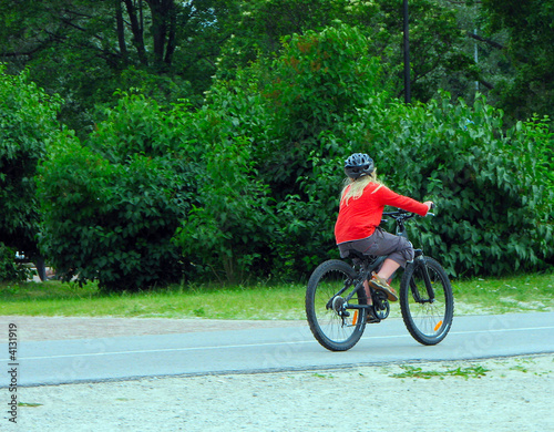 girl on bike