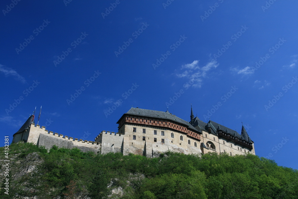 The castle Karlstein in the Czech republic