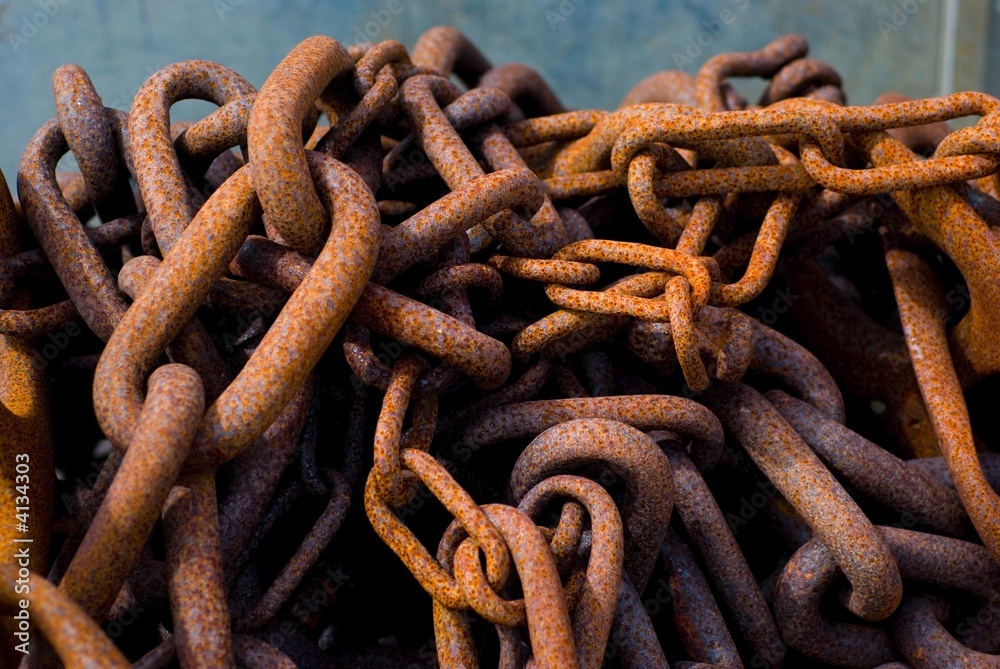 chaine rouillée