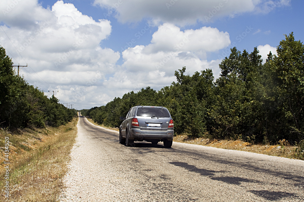 On the road