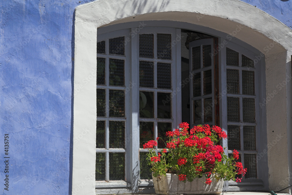 Fenster in Blau Fenster in Blau