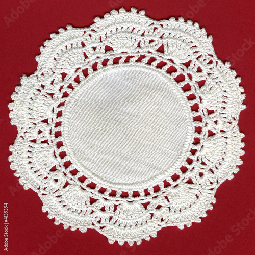 Vintage Antique Cotton Crochet Mesh Border