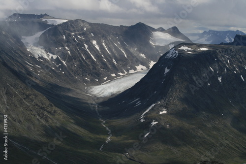 Schilderij op canvas Norway mountain scene