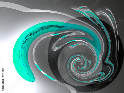 Spirale in Grau