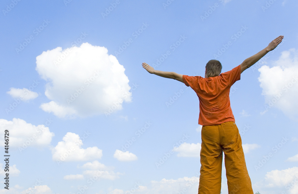 guy and sky guy and sky